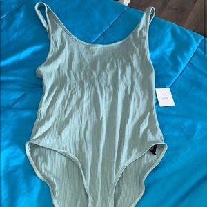 teal urban body suit